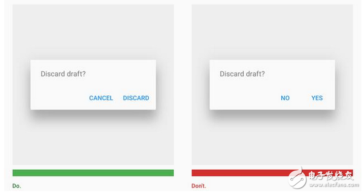 　在iOS的設(shè)計規(guī)范以及Android的MD規(guī)范中，都有警告框（Alerts）這個組件。筆者研究了這個組件，發(fā)現(xiàn)在兩種系統(tǒng)中，它們有以下兩個共同點：