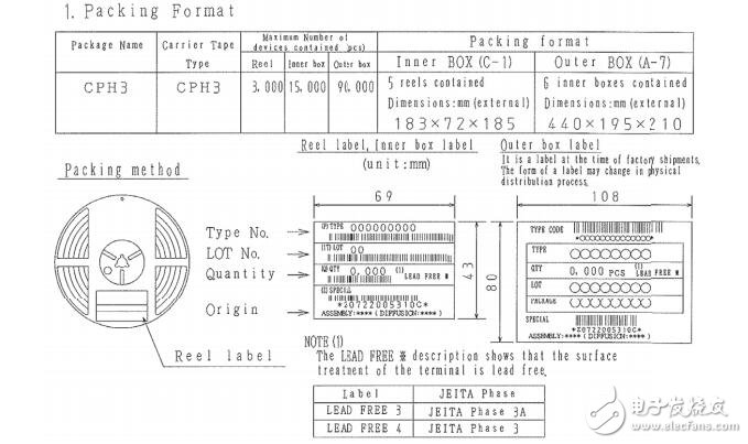 雙極型晶體管，15 v，1，低VCE（坐），單一CPH3 NPN型
