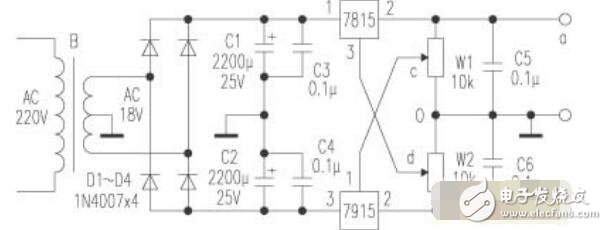 正負(fù)穩(wěn)壓電源