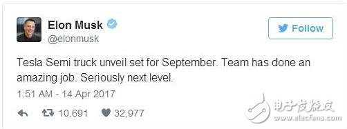 特斯拉宣布將在9月發(fā)布首款電動(dòng)大卡車(chē)！科技怪獸來(lái)了