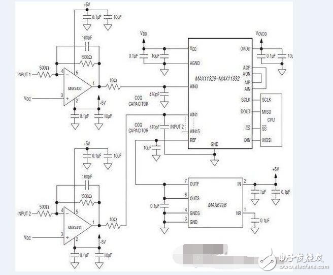 對(duì)電池充電時(shí)230V交流電源經(jīng)變壓器X1降壓，二極管D1、D2整流，集成塊IC4（LM7806）穩(wěn)壓之后，電池經(jīng)二極管D5和繼電器RLI的常閉觸點(diǎn)（N/C）進(jìn)行充電。