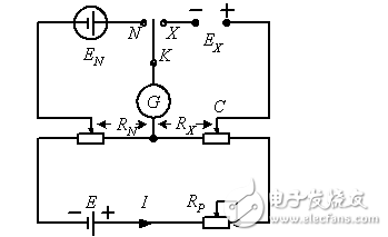 用直流電位差計檢驗電壓表