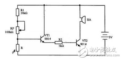 光控報(bào)警器電路圖解，光控報(bào)警電路原理