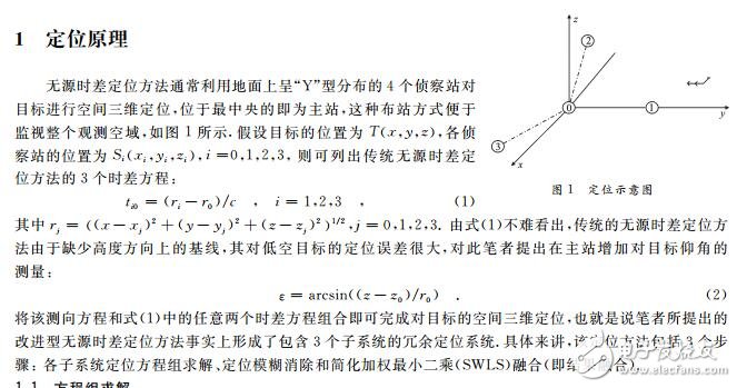無源時(shí)差定位系統(tǒng)的靜止目標(biāo)聚類檢測算法