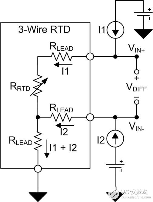 三線電阻式溫度檢測(cè)器（RTD）測(cè)量系統(tǒng)中勵(lì)磁電流失配的影響 —— 第1部分