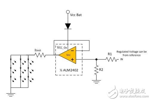  用雙路大電流運(yùn)放來驅(qū)動汽車 LED 燈