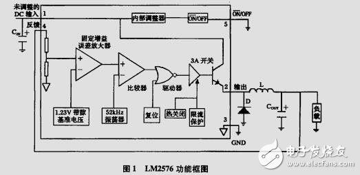 單片式開關穩(wěn)壓器LM2576-ADJ及其應用