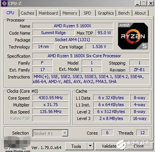 水冷的極限：AMD Ryzen 5 1600X水冷超頻達(dá)4.3GHz創(chuàng)新紀(jì)錄