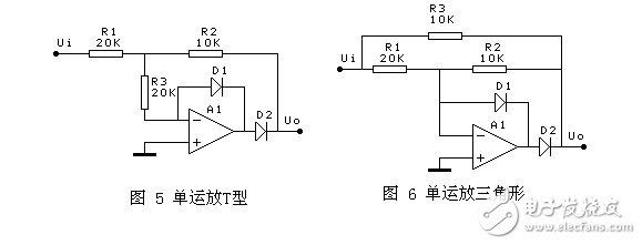 雖然這里的精密全波電路達(dá)十種，仔細(xì)分析，發(fā)現(xiàn)優(yōu)秀的并不多，確切的說只有3種，就是前面的3種。