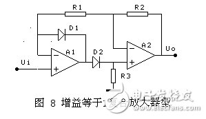 雖然這里的精密全波電路達(dá)十種，仔細(xì)分析，發(fā)現(xiàn)優(yōu)秀的并不多，確切的說只有3種，就是前面的3種。
