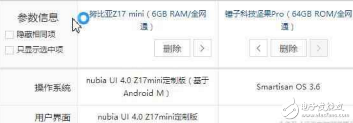 努比亞Z17 mini、錘子新機堅果Pro對比評測：哪個更值得買？
