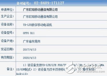 OPPOR11最新消息：OPPOR11現(xiàn)身工信部，雙攝+驍龍660！外觀、配置搶先看