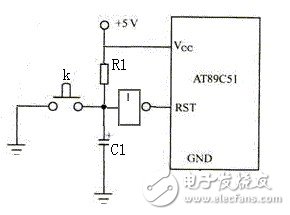 單片機上電復(fù)位電路圖大全