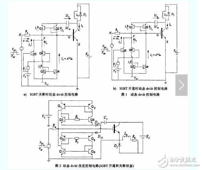 IGBT單管和IGBT模塊的控制電路是一樣的，它們的作用和工作原理基本一樣，IGBT模塊可以看成是多個(gè)IGBT單管集成的模塊。IGBT模塊封裝技術(shù)拓展了IGBT的運(yùn)用領(lǐng)域和功能。IGBT是集功率晶體管GTR和功率場(chǎng)管MOSFET的優(yōu)點(diǎn)于一身，具有易驅(qū)動(dòng)、峰值電流容量大、自關(guān)斷、開(kāi)關(guān)頻率高的特點(diǎn)，近年來(lái)被廣泛運(yùn)用于高電壓、大功率的場(chǎng)合，以下是一種采用一個(gè)同意的24V電源供電，