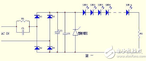 電容降壓型LED驅(qū)動(dòng)電路詳細(xì)解析