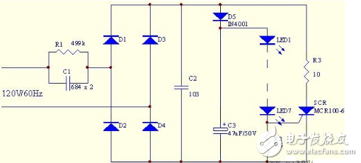 電容降壓型LED驅(qū)動(dòng)電路詳細(xì)解析