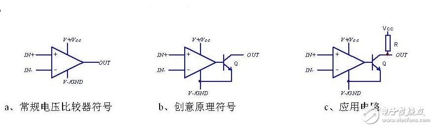 電壓比較器的電路構(gòu)成，電壓比較器的原理框圖及引腳功能