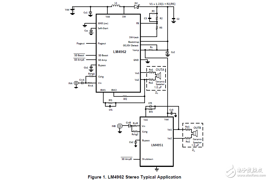 an-1440/4962芯片立體陶瓷揚(yáng)聲器驅(qū)動(dòng)器