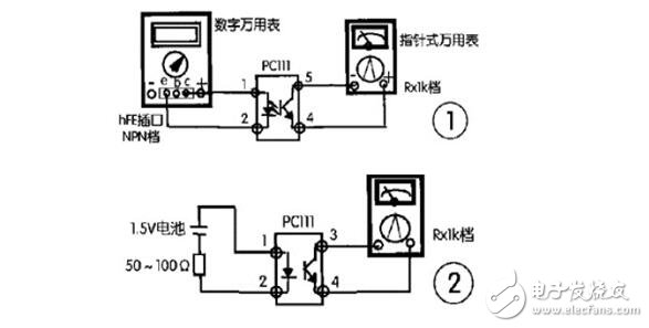 光電器件的檢測(cè)，光耦的檢測(cè)判斷，光電二極管、光電三極管與光耦的檢測(cè)區(qū)分
