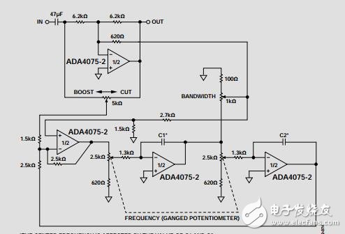 低功耗、超低噪聲放大器