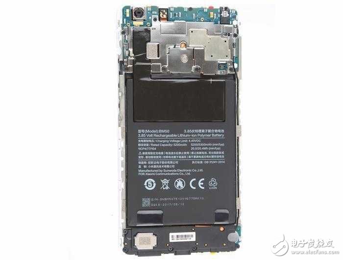 續(xù)航神機(jī)小米Max 2拆解,原來內(nèi)部這么簡(jiǎn)單