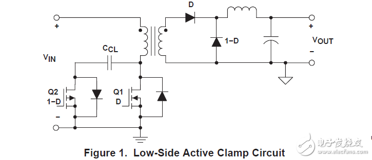 有源鉗位變壓器高壓側或低壓side_slua322復位