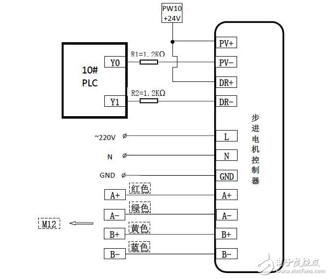 步進電機接線圖，8線步進電機接線圖圖解