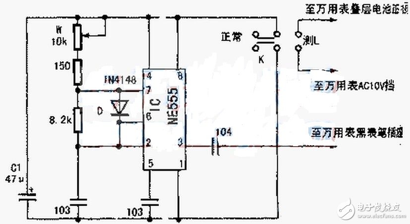 其測(cè)量原理是把被測(cè)電容和基準(zhǔn)電容連接到同一電阻上，構(gòu)成RC網(wǎng)絡(luò)。通過(guò)測(cè)量?jī)蓚€(gè)電容放電時(shí)間的比率，就可以求出被測(cè)電容的電容值。測(cè)量范圍從pF（10-12F）到幾十個(gè)nF（10-9F），并且在寄生電容的抑制和溫度穩(wěn)定性方面具有極很大的優(yōu)勢(shì)。