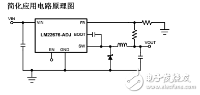 lm22676/lm22676-q142V3a簡單開關(guān)特性降壓電壓穩(wěn)壓器
