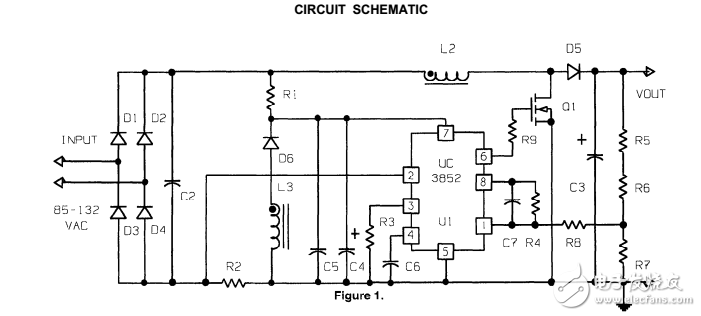 功率因數校正開啟時間的UC3852零電流開關技術