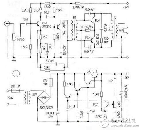 加接線間變壓器的這只音箱的聲音有很大的變化，聲音柔和度與電子管功放音色相近，低音定位和力度更佳，非常耐聽。實(shí)驗(yàn)結(jié)果表明。在晶體管功放中用變壓器做輸出。的確能夠改善音色。于是筆者參照有關(guān)資料。實(shí)驗(yàn)制作了幾臺(tái)用變壓器做輸出的晶體管、集成電路和場(chǎng)效應(yīng)功率管放大器。聲音各有千秋。