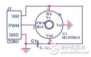　Melexis單點紅外測溫產(chǎn)品MLX90614已經(jīng)面市有好幾年，在各個領(lǐng)域也得到不同的應(yīng)用，總結(jié)和探討關(guān)于這款紅外測溫產(chǎn)品的應(yīng)用經(jīng)驗必不可少。為此我整理了關(guān)于MLX90614接地和布板的一些經(jīng)驗，首先我們來談?wù)凱WM模式下芯片去耦設(shè)計。