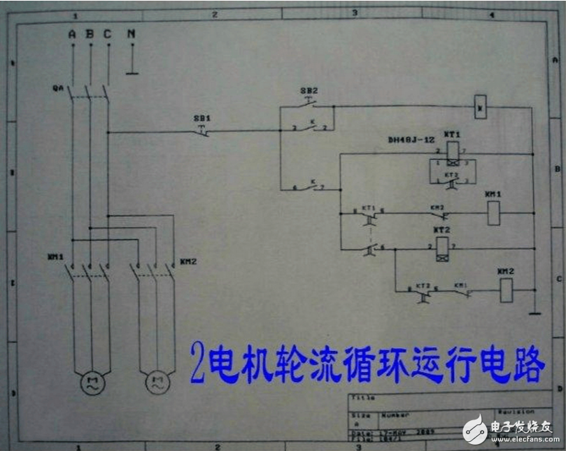 關(guān)于電機(jī)運(yùn)行的幾個(gè)基本電路