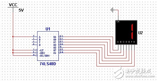 74ls48引腳圖及功能、真值表和典型應(yīng)用電路分解