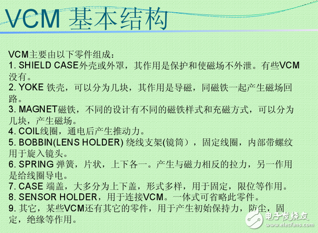 vcm馬達(dá)是什么？VCM馬達(dá)工作原理是什么？VCM馬達(dá)公司都有哪些？