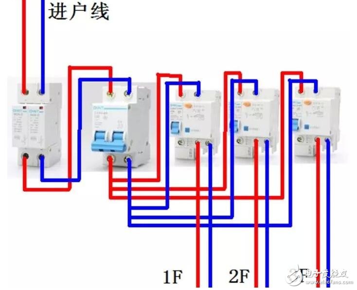 漏電保護(hù)器接線圖原理，漏電保護(hù)器接線方法，三相漏電斷路器接線方法詳解