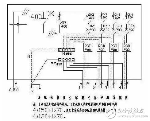 漏電保護(hù)器接線圖原理，漏電保護(hù)器接線方法，三相漏電斷路器接線方法詳解