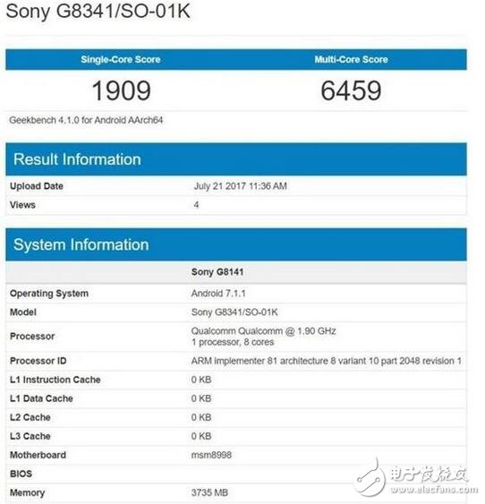索尼Xperia XZ1最新消息，索尼Xperia XZ1跑分公布，為什么同樣是835，這款手機(jī)會(huì)如此厲害？