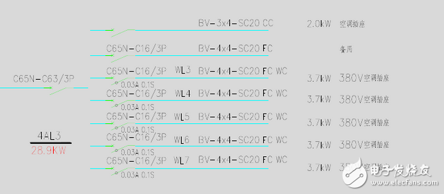 配電箱系統(tǒng)圖識圖解_實用家用配電箱接線實物圖分享