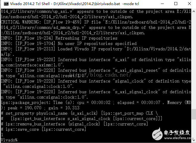Zedboard HDMI核的構(gòu)建和輸出顯示測(cè)試