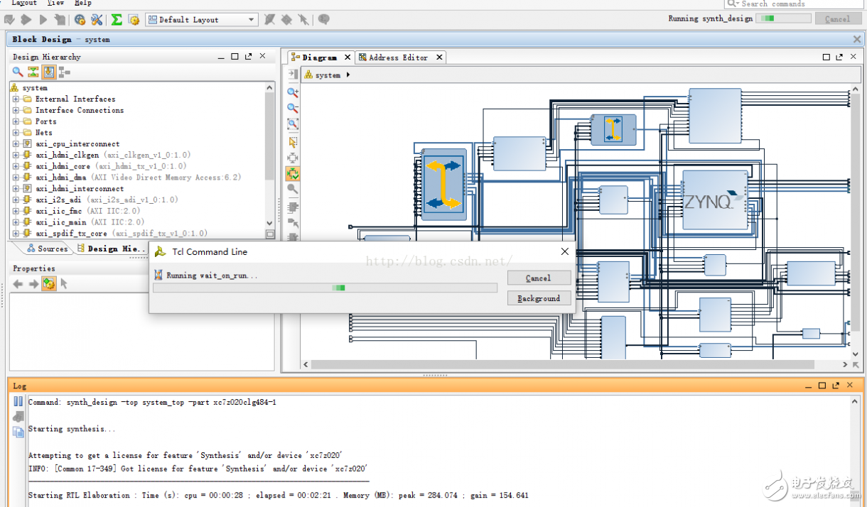 Zedboard HDMI核的構(gòu)建和輸出顯示測(cè)試