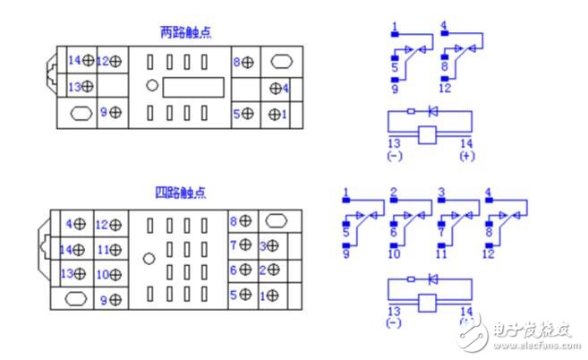 小型繼電器工作原理_小型繼電器用途_小型繼電器接線方法