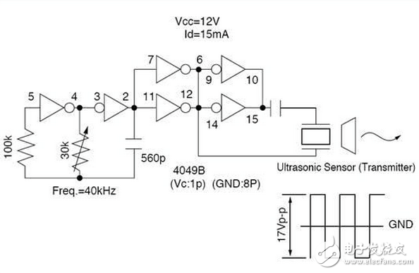 超聲波發(fā)射電路設(shè)計(jì)