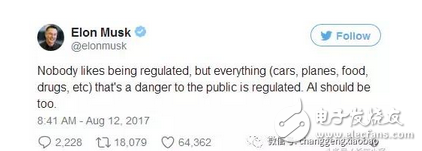 人工智能是人類智能的擴展，其行善還是作惡？特斯拉CEO再發(fā)人工智能威脅論 獲比爾蓋茨力挺