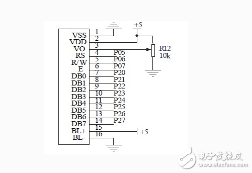 lcd1602中文資料分享:lcd1602接線圖_lcd1602與單片機(jī)連接圖