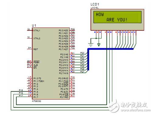 lcd1602中文資料分享:lcd1602接線圖_lcd1602與單片機(jī)連接圖