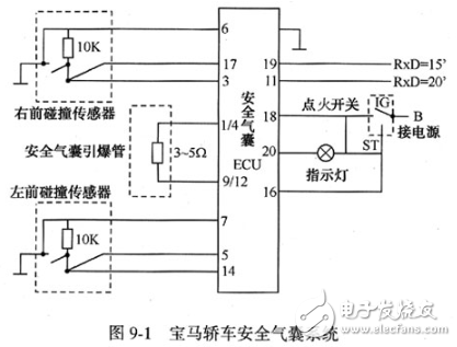碰撞傳感器流程圖、電路原理圖、檢測注意事項詳解