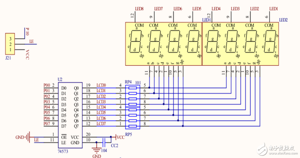 單片機(jī)開發(fā)儀-數(shù)碼管動態(tài)顯示實驗PPT