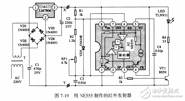 基于NE555紅外保安報(bào)警器應(yīng)用