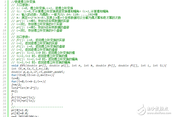 經(jīng)驗證的FFT變換傅里葉變換程序(C語言)